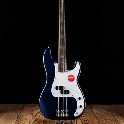 Squier Sonic Precision Bass - Midnight Blue - Free Shipping image 2