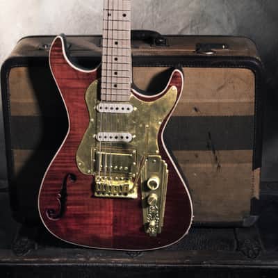 Postal Custom Memphis Rocket Red Flamed Maple image 3