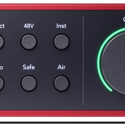 Focusrite SCARLETT-2I2-STU-4G 2-In 2-Out USB Audio Interface Recording Bundle image 5
