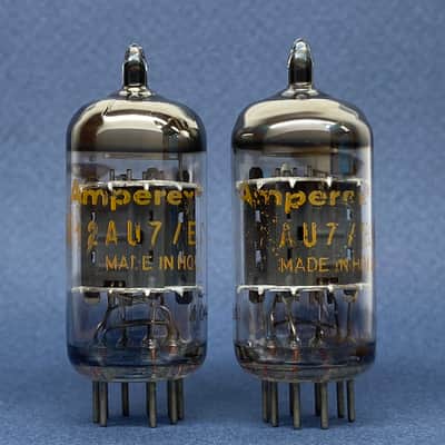 Amperex 12AU7 ECC82 • 1970 • 100% MATCHED & BALANCED Gm & mA Pair • Strong NOS • Orange Globe • Philips, Heerlen ΔOA3 MATCHED CODES • Amplitrex AT-1000 Digitally Tested • Quite Very Low Noise • A-01-02 image 8