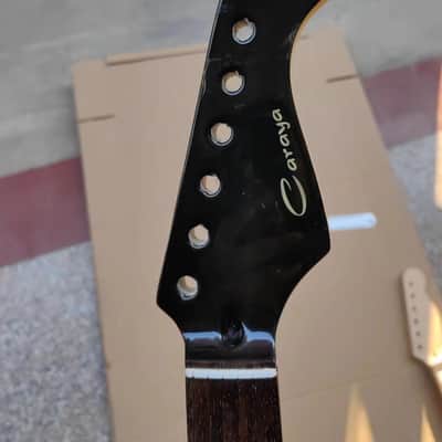 Caraya Maple Wood Guitar Neck, 22 Frets Rosewood Fingerboard image 3