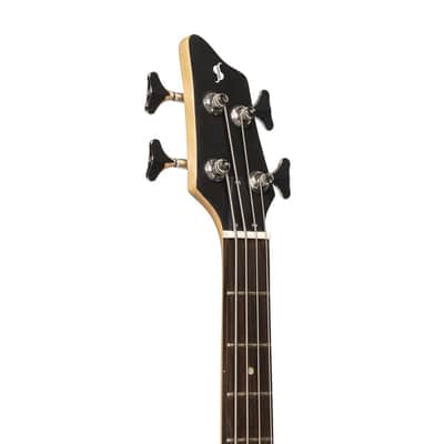 Stagg Fusion 3/4 Electric Bass Guitar - Black Open Pore - SBF-40 BLK 3/4 image 5
