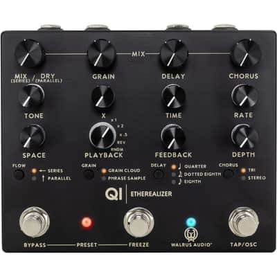 Walrus Audio Qi Etherealizer Pedal, Black image 1
