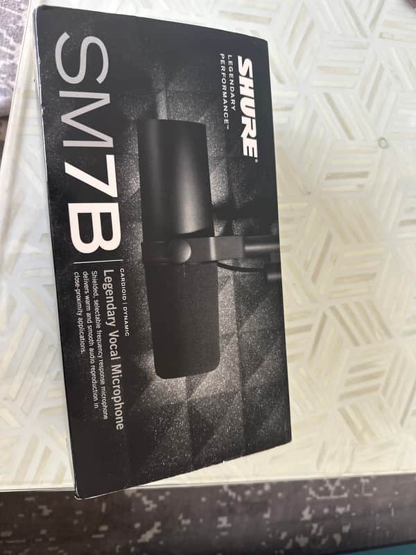 Shure SM7B Cardioid Dynamic Microphone 2001 - Present - Black image 1