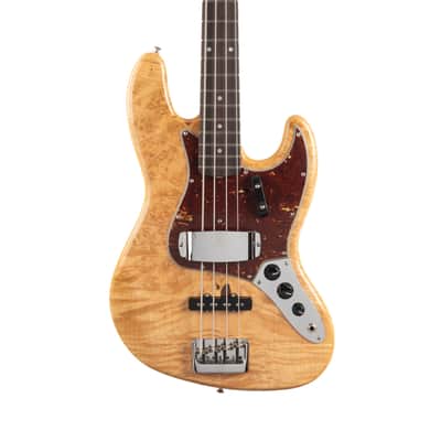 Used Fender Custom Shop Artisan Maple Burl Jazz Bass - Aged Natural image 1