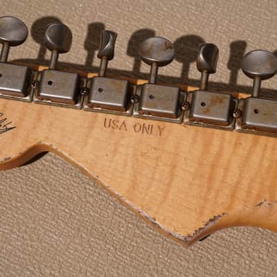 Fender Custom Shop Dennis Galuszka Masterbuilt 60 Stratocaster Relic Brazilian Rosewood Purple Sparkle Josefina Pickups image 22