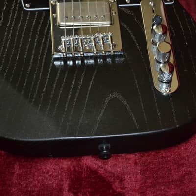 Custom Build HH Tele-Style w/Black Ceruse Nitro Finish & Seymour Duncan Antiquity Alnico II PUs image 4