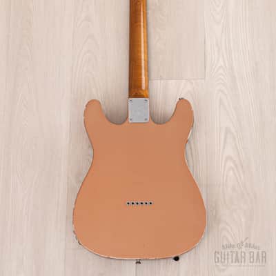 Snakehead T-Style Double Cutaway, MJT Body & Fender-Licensed Musicraft Neck, Copper Lacquer w/ Bigsby, Porter Pickups, Case image 3