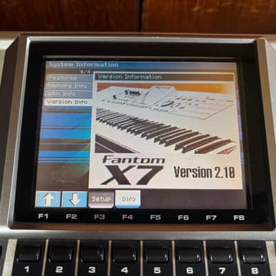 Roland Fantom X7 Workstation Keyboard AUDIO TRACK EXPANSION Ver 2.10 w/ DIMM image 5