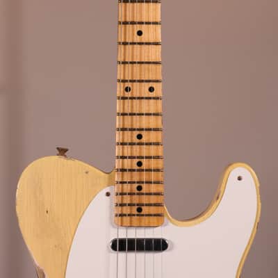 Fender Custom Shop '54 Telecaster Relic Limited Edition - Maple FIngerboad, Natural blonde image 4