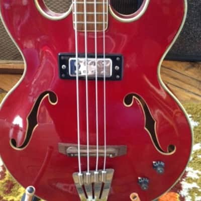 1960s Greco Hollowbody Bass Guitar image 2