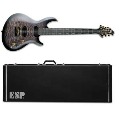 ESP LTD JR-7 Javier Reyes 7-String Electric Guitar Quilted Maple Faded Blue Sunburst + ESP Hard Case Brand New JR7 image 1