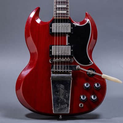 Gibson Custom Shop 1961 SG Standard Reissue Maestro Vibrola 2020s, Heritage Cherry image 1