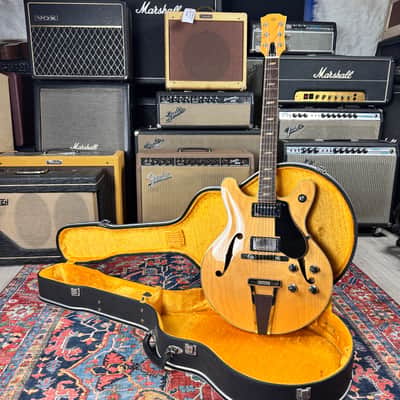 Yamaha SA60 Natural Semi-Hollow 335 Style Vintage 1974 w/Case image 16