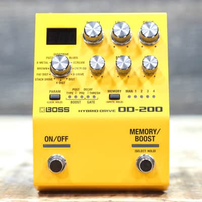 Boss OD-200 Hybrid Drive 12-Mode Overdrive/Distortion Effect Pedal w/Box image 1