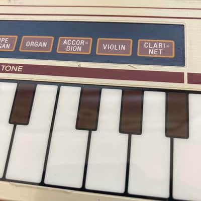 Casio PT-7 29 Key Ribbon Touch Mini Synthesizer 1982 - 1984 - Black image 8