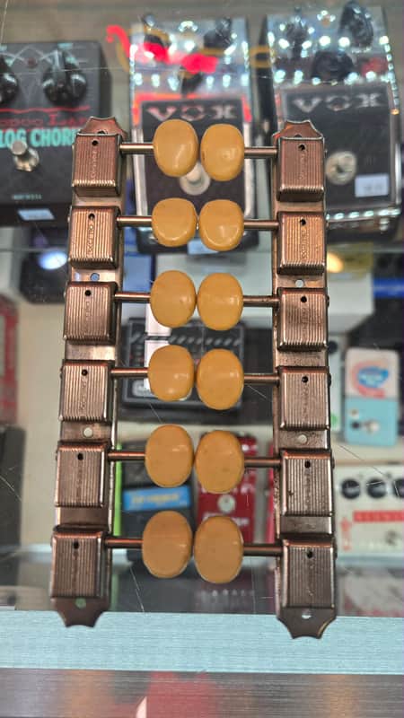 Kluson Single line 12 String Tuners 1950's - Nickel image 1