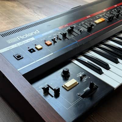Roland Juno-60 61-Key Polyphonic Synthesizer 1982 - 1984 - Black image 5