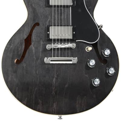 Gibson ES-339 Semi-hollowbody Electric Guitar - Trans Ebony image 1