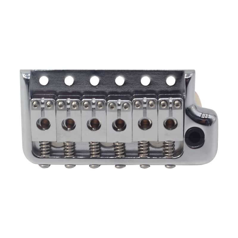 Brio 52.5mm Full Solid Brass 6-Screws PRS-Style Knife Edge Tremolo Bridge Chrome image 1