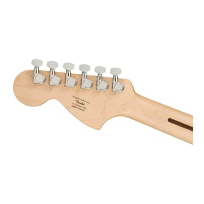 Squier Affinity Series Stratocaster 6-String Electric Guitar with Maple Fingerboard (Right-Handed, Olympic White) image 6