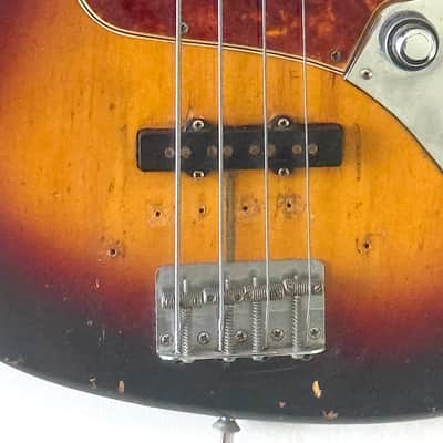 Fender Jazz Bass 1961 - very cool 1st issue "Stack Knob" Jazz ready for your collection ! image 22