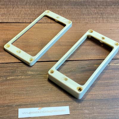 General Vintage Tone  1959 Humbucker Rings PAF butyrate M69 Aged the burst holy grails !  Porcelain image 5