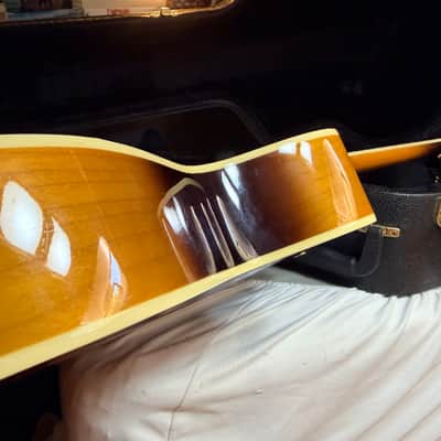 Carlo Robelli D-120 Peerless Semi-Hollow Guitar w Case image 7