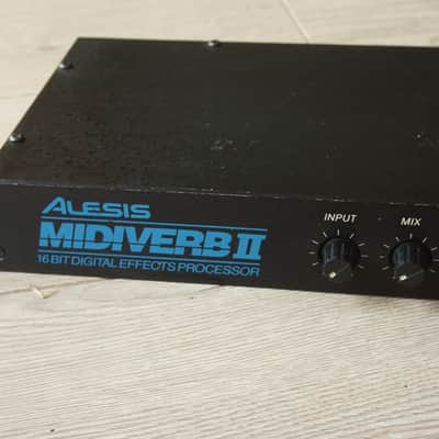 Alesis Midiverb II 16-Bit Digital Effects Processor 1990s - Black image 2