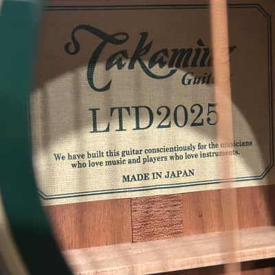NEW Takamine LTD 2025 - Gloss Antique Evergreen, Limited Edition Guitar for 2025, In Stock and Ready to Ship!! image 6