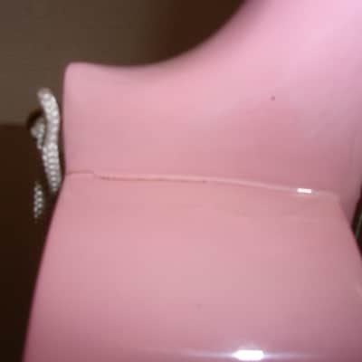 Barbie Mattel Kids Size Girls Acoustic Guitar and Pink Strap small body sounds like a Ukulele 2005 image 12