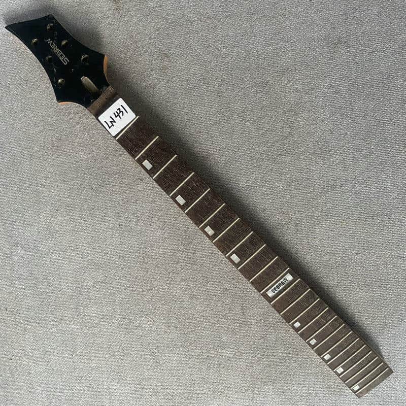 Sebrew DIY Project Guitar Maple Neck, 24 Frets Rosewood Fingerboard image 1
