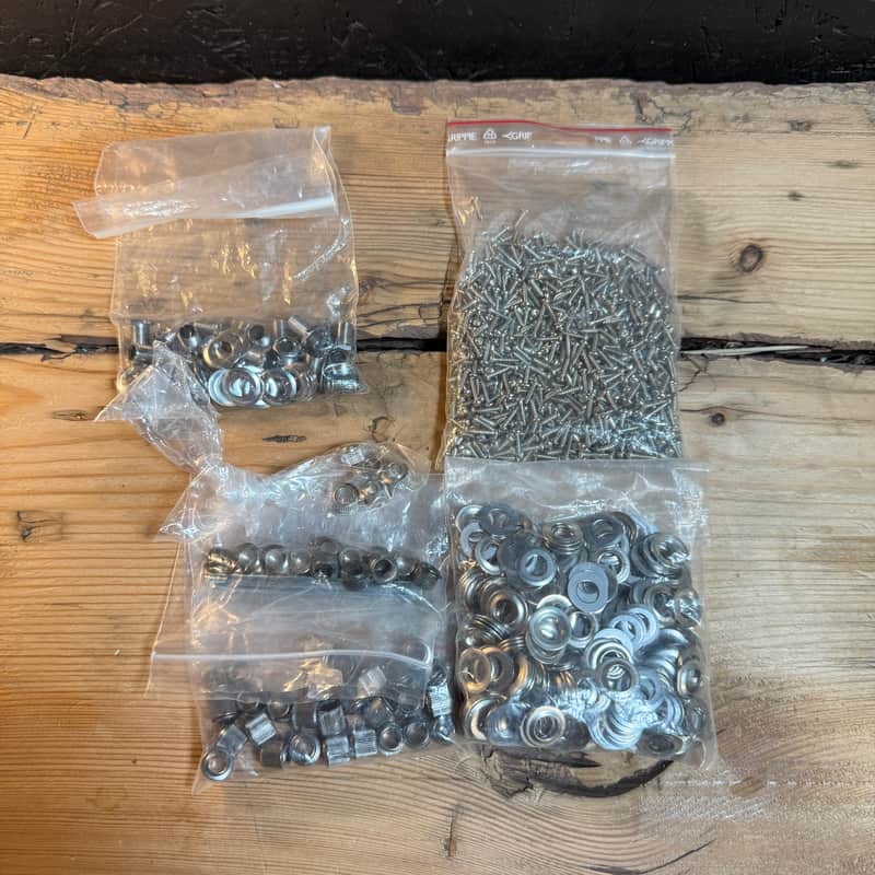 bulk lot of tuner Ferrules and bushings machine head screws for luthier repairs b image 1
