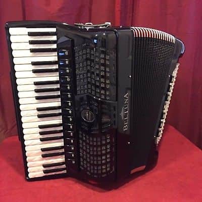 NEW Black Beltuna Prestige V Piano Accordion LMMMH 41 120 image 1