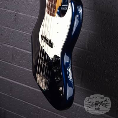 Tokai AJB114 MIJ Jazz Bass Gunmetal Blue Metallic Matching Headstock Made in Japan image 6