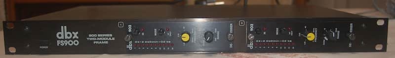 DBX FS900 Series Rack with DBX 902 Paar - VintageKing - Serviced image 1