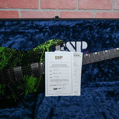 ESP USA Custom Shop M-II NTB Alien Blood Splatter 2024 w/OHSC image 11