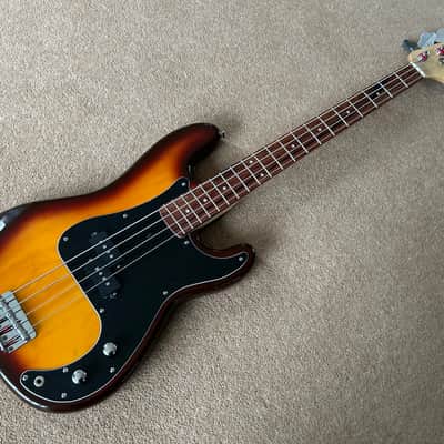 Westfield P bass guitar Recent  - Sunburst stunning 4 string bass image 2