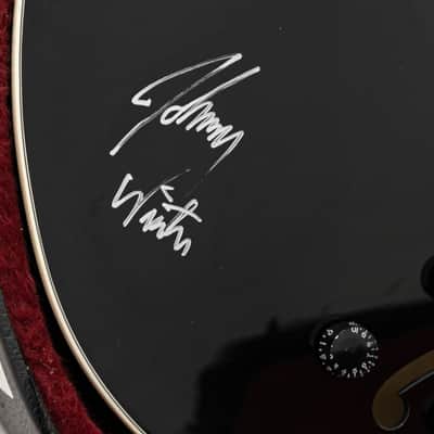 2012 Gibson ES-137 Classic in Black. Signed by Johnny Winter image 7