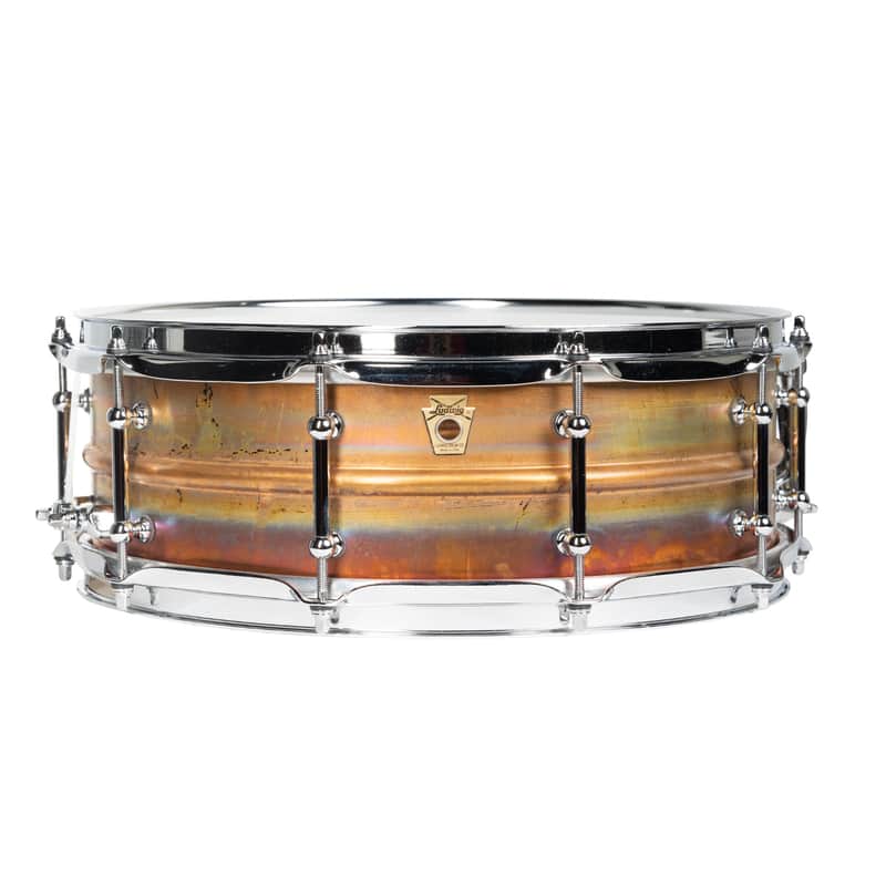 Ludwig LB550RT Raw Bronze 5x14" 10-Lug Snare Drum with Tube Lugs image 1