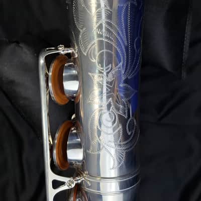 NO TARIFFS - Yamaha YAS-62S Silver Alto Saxophone Purple Logo image 8