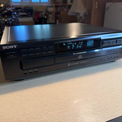 Sony CDP-CE235 CD Changer 5 Compact Disc Player Vintage HiFi Black - SERVICED image 2