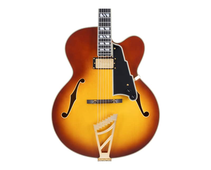 D'Angelico Excel EXL-1 Hollow Body Guitar - Dark Iced Tea Burst - Open Box image 1
