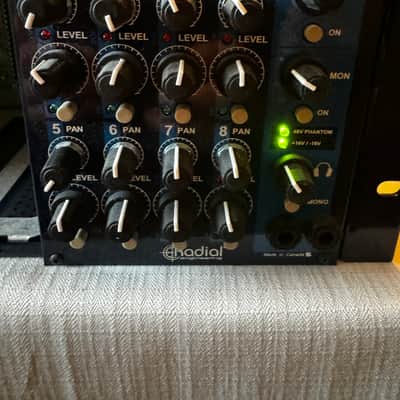 Radial Workhorse WR-8 8-Slot Powered 500 Series Rack 2010s - Blue image 4