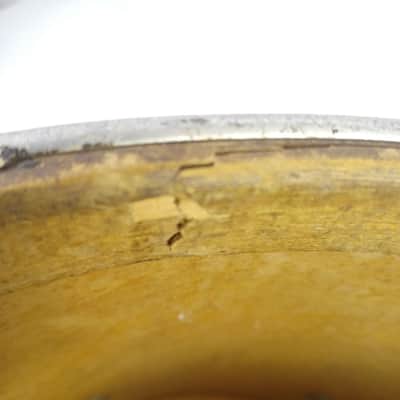*Slingerland 12x14" 3Ply Silver Sparkle Wrap Concert Tom Drum 70s Marching Quad image 8