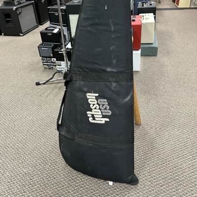 Gibson USA Logo Padded Soft Case Gig Bag Black Exterior / Dark Blue Interior image 1