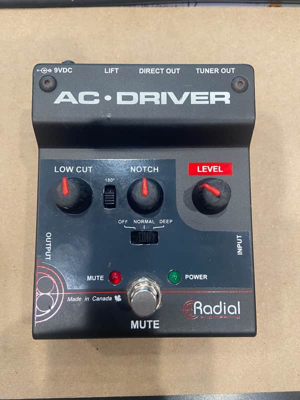 Radial AC-Driver Acoustic Instrument Preamp/DI 2010s - Black image 1
