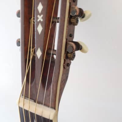 Red Stained Version 2016 Washburn R314KK Spruce/Trembesi Parlor Guitar Rare 1890s Golden Era Period Correct Recreation Limited Edition Long Discounted Model No Coffin Case image 7
