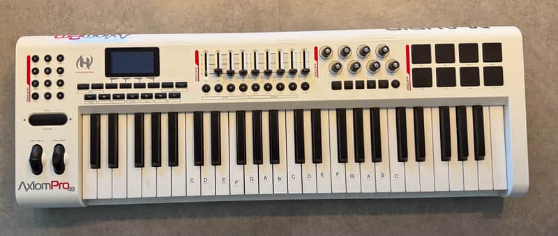 M-Audio Axiom Pro 49 USB MIDI Keyboard Controller, 49-Key Semi-Weighted (Sold as Keyboard, Faulty Slider) image 1