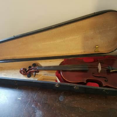 Francois Salzard Antique Violin/Old Time Fiddle W/GSB Wood Case image 12